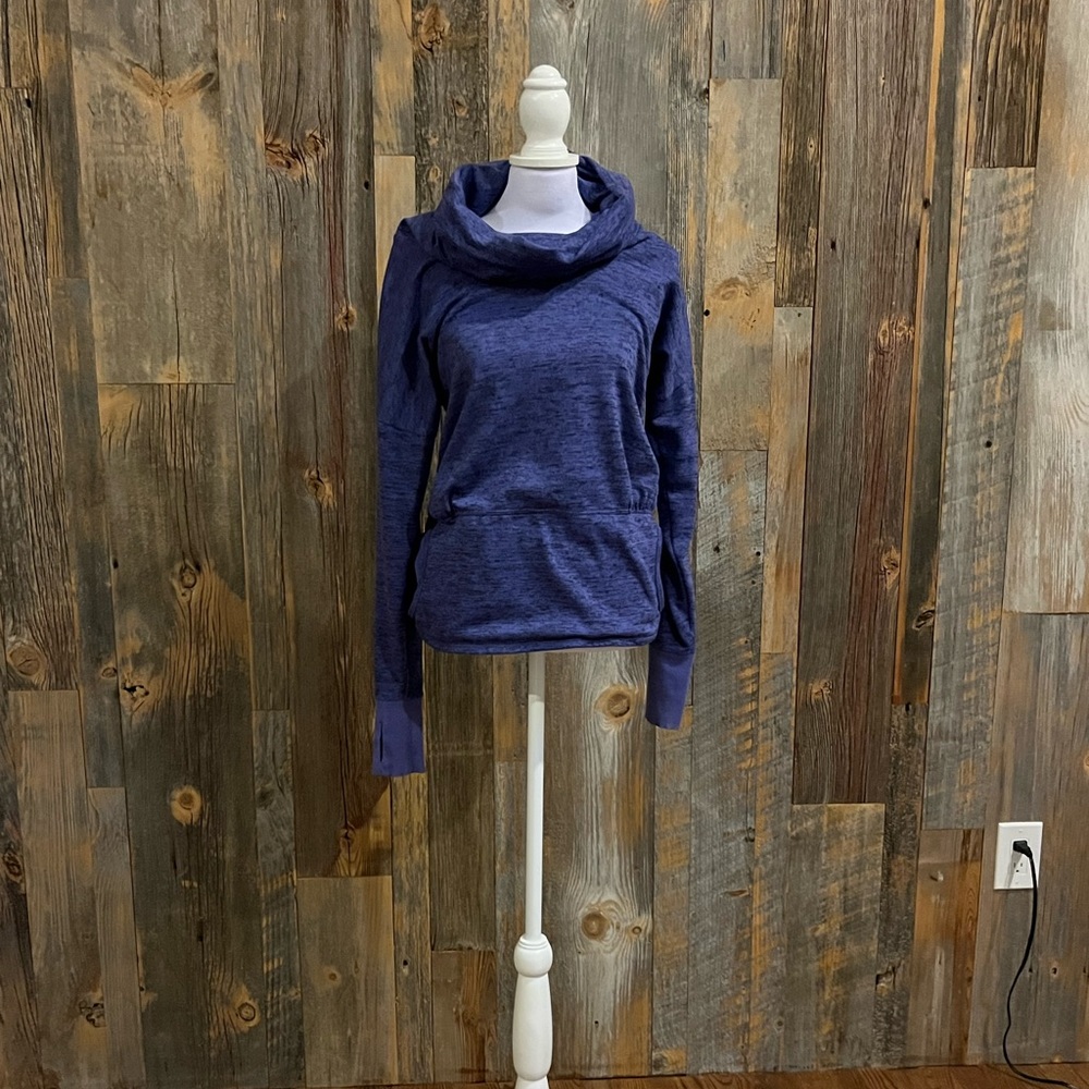 Purple Athleta sweatshirt